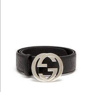 Gucci signature leather belt 🔥